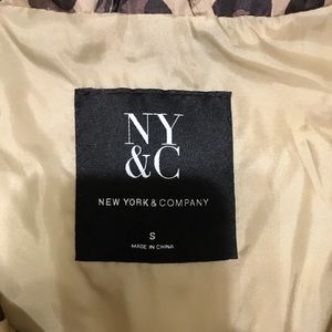 NY&C Animal Print Puffer Vest